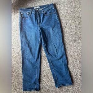 Abercrombie “The Straight” Mid Rise Jeans Curve Love